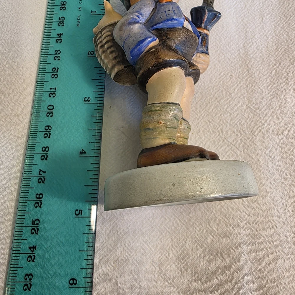 Vintage Goebel Hummel Home From The Market Figurine Boy Basket Pig TMK 3 RARE